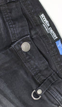 Load image into Gallery viewer, Black Drop Crotch Denim Jogger