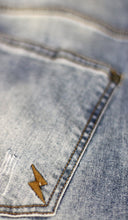 Load image into Gallery viewer, LT.Blue Drop Crotch Denim Jogger