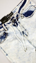 Load image into Gallery viewer, Bleach Blue Gnu Zipper Jean