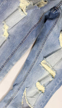 Load image into Gallery viewer, LT.Blue Gao Zipper Jean
