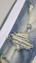 Load image into Gallery viewer, LT.Blue Track Zipper Jean
