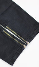 Load image into Gallery viewer, Black Gnu Zipper Jean
